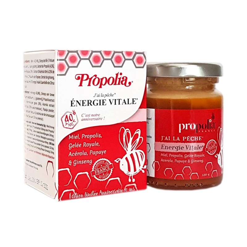 Complément alimentaire Propolia® à base de Propolis, Miel, Gelée Royale