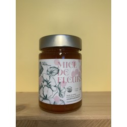 Miel de fleurs 450g - Etiquette...